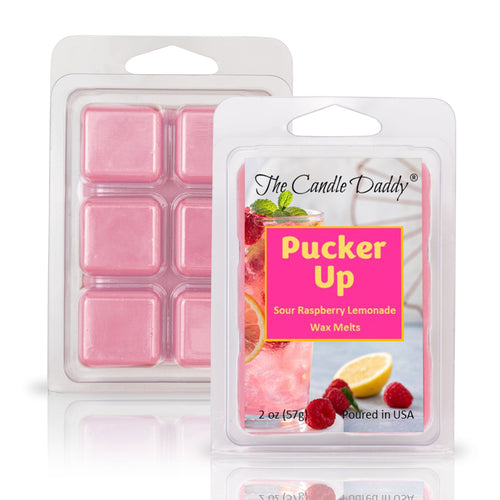 Pucker Up - Raspberry Lemonade Scented Wax Melt - 1 Pack - 2 Ounces - 6 Cubes - Blowout