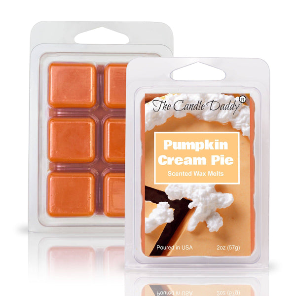 Pumpkin Cream Pie - Sweet Fall Pumpkin Cream Pie Scented Wax Melt - 1 Pack - 2 Ounces - 6 Cubes - The Candle Daddy