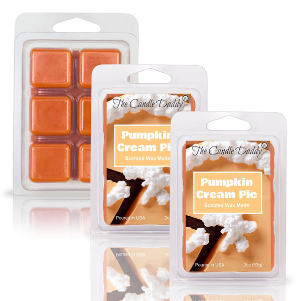 FREE SHIPPING - Pumpkin Cream Pie - Sweet Fall Pumpkin Cream Pie Scented Wax Melt - 1 Pack - 2 Ounces - 6 Cubes