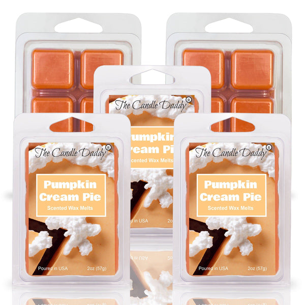 Pumpkin Cream Pie - Sweet Fall Pumpkin Cream Pie Scented Wax Melt - 1 Pack - 2 Ounces - 6 Cubes - The Candle Daddy