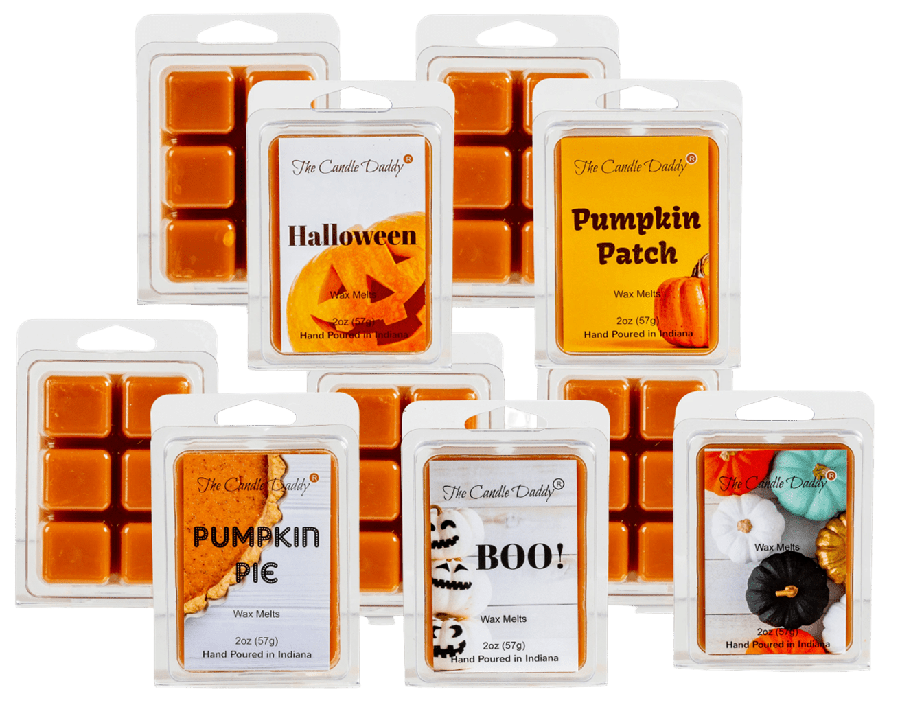Pumpkin Patch - Pumpkin Scented Wax Melt Cubes - 1 Pack - 2 Ounces - 6 Cubes  
