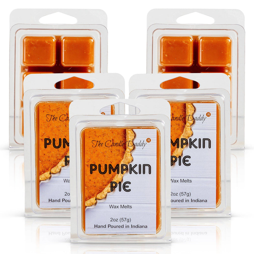 5 Pack - Pumpkin Pie Scented Wax Melt Cubes - 2 Oz x 5 Packs = 10 Ounces - The Candle Daddy
