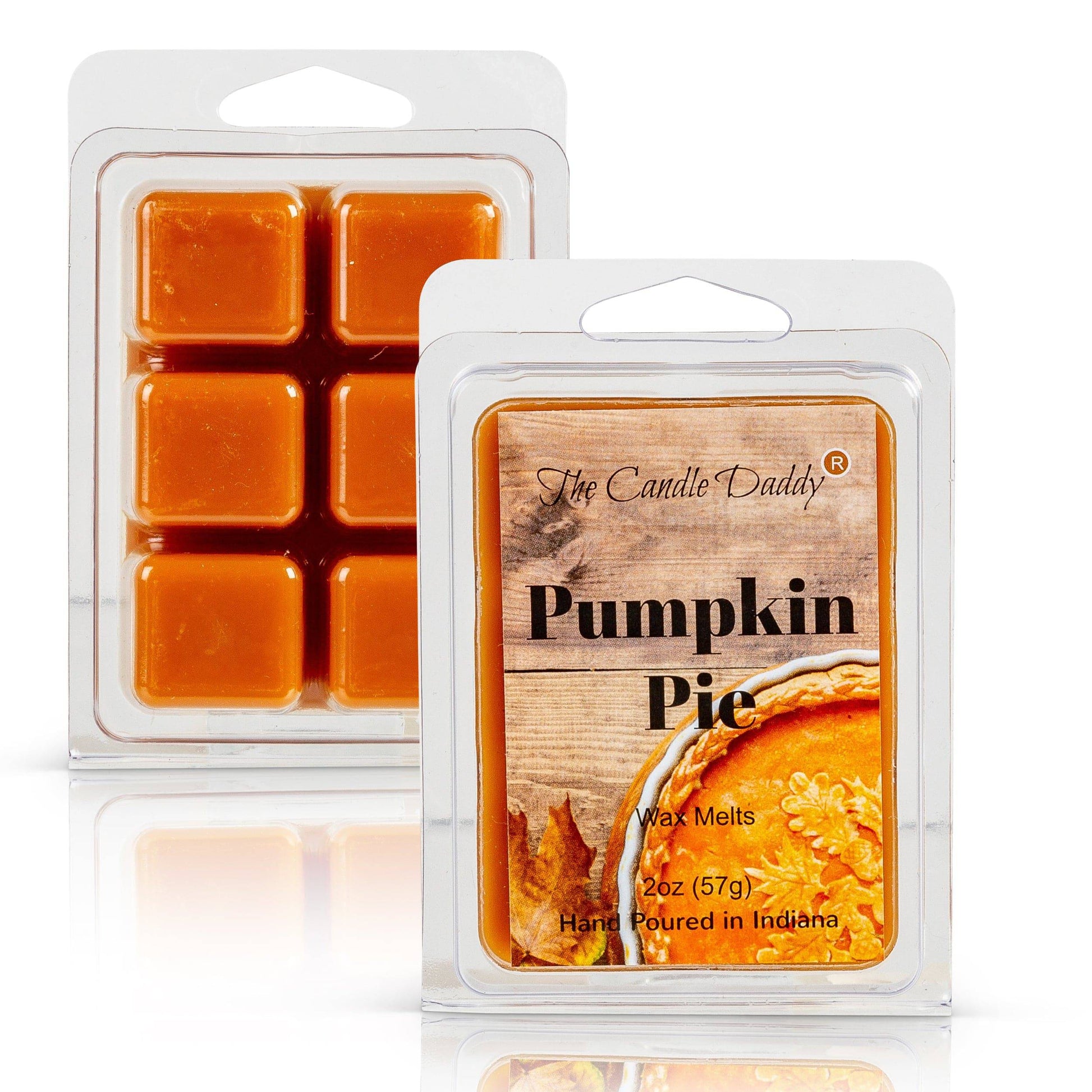 Pumpkin Pie Scented Wax Melt - 1 Pack - 2 Ounces - 6 Cubes - The Candle Daddy