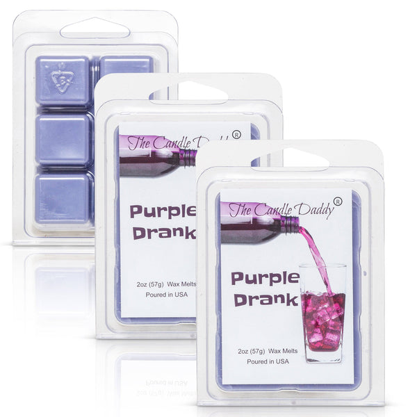 Purple Drank - Grape Soda Scented - Maximum Scent Wax Cubes/Melts - 1 Pack - 2 Ounces - 6 Cubes - The Candle Daddy