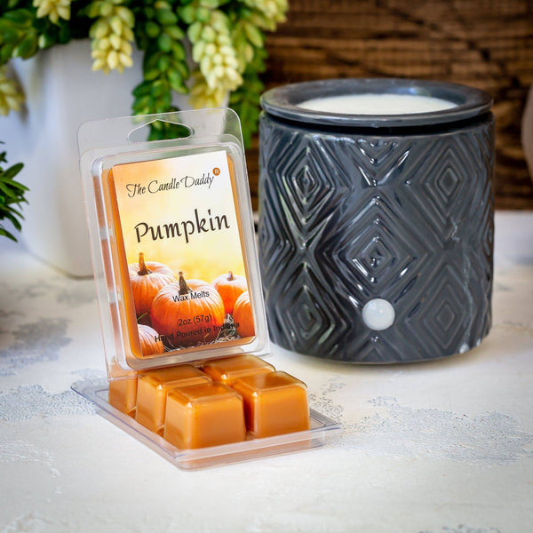 Pumpkin Scented Wax Melt - 1 Pack - 2 Ounces - 6 Cubes - The Candle Daddy