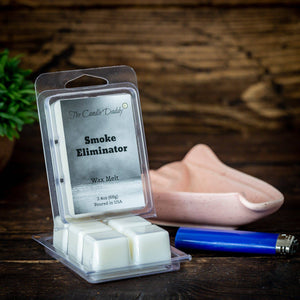 Smoke Eliminator - Enzyme-Infused Smoke Odor Eliminating Wax Melt - 1 Pack - 2 Ounces - 6 Cubes - The Candle Daddy