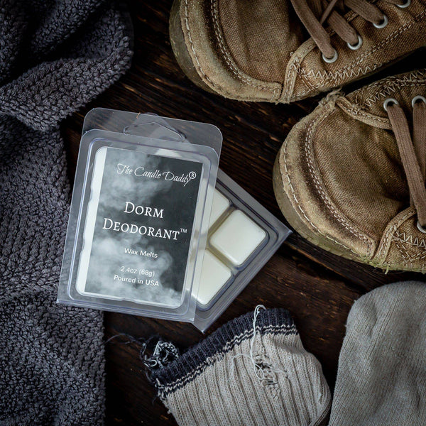 Dorm Deodorant - Enzyme-Infused Odor Eliminator Wax Melt - 1 Pack - 2 Ounces - 6 Cubes - The Candle Daddy