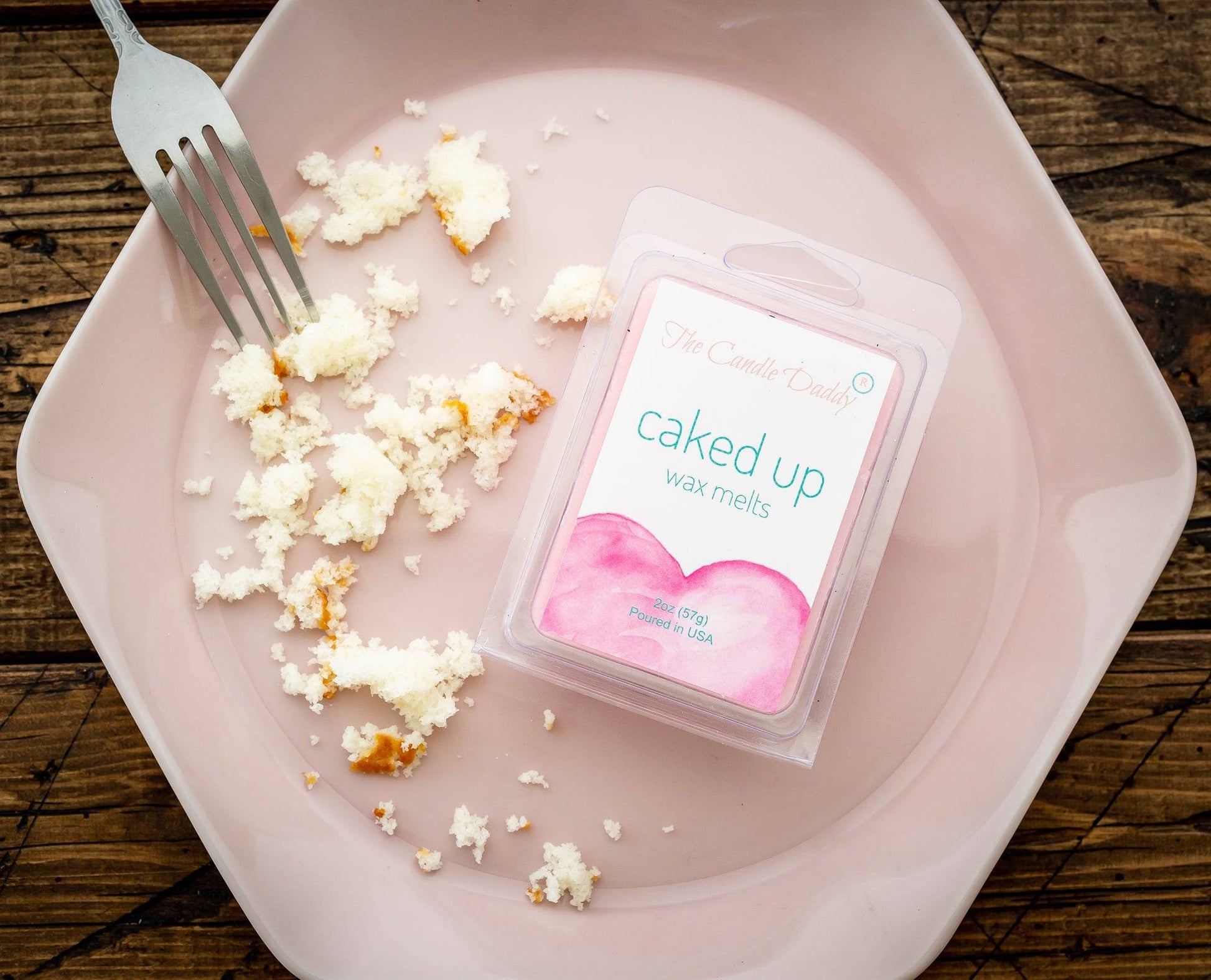 Caked Up - Birthday Cake Scent - Maximum Scent Wax Melt Cubes - 2 Ounces Per Package - The Candle Daddy