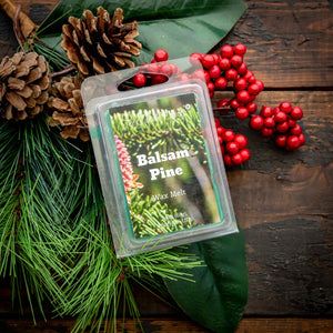 Balsam Pine - Fresh Pine Christmas Tree Scented Wax Melt - 1 Pack - 2 Ounces - 6 Cubes - The Candle Daddy