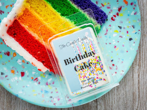 Birthday Cake - Cake Scented Melt- Maximum Scent Wax Cubes/Melts- 1 Pack -2 Ounces- 6 Cubes - The Candle Daddy