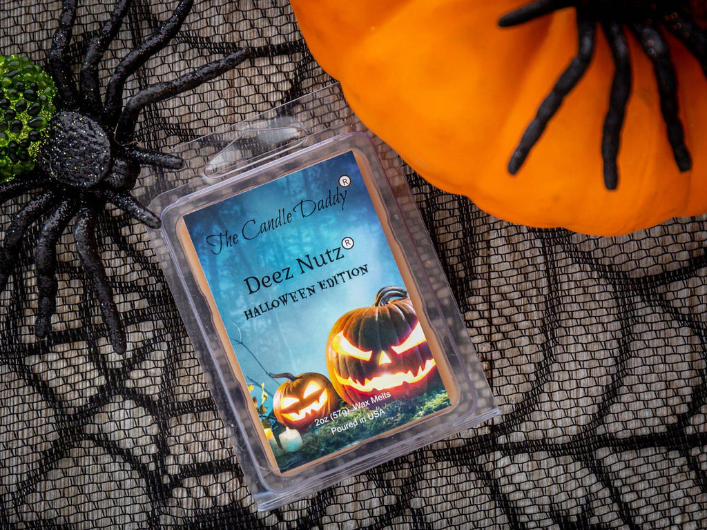 Deez  Nutz - Spooky Halloween Edition - Banana Nut Bread Scented Melt - Maximum Scent Wax Cubes/Melts - 1 Pack - 2 Ounces - 6 Cubes - The Candle Daddy