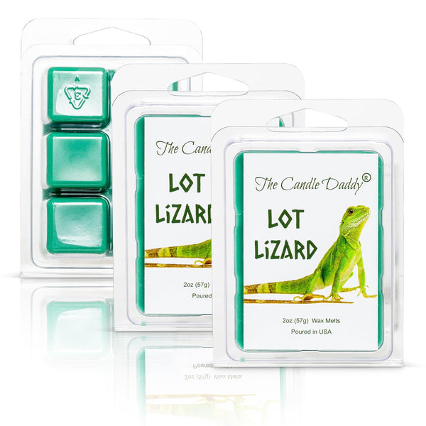Lot Lizard - Pine Air Freshener Scented Melt- Maximum Scent Wax Cubes/Melts- 1 Pack -2 Ounces- 6 Cubes - The Candle Daddy