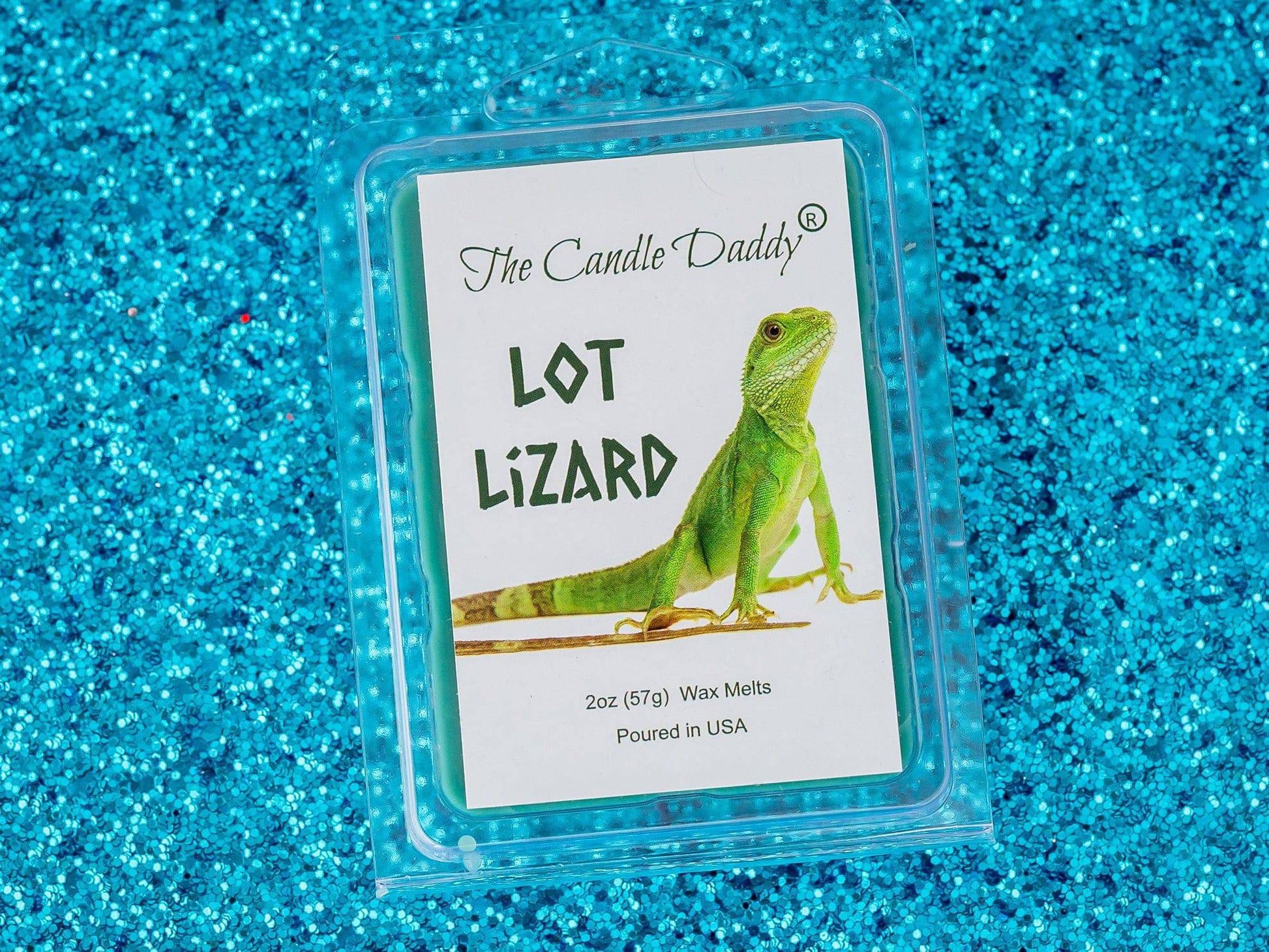 Lot Lizard - Pine Air Freshener Scented Melt- Maximum Scent Wax Cubes/Melts- 1 Pack -2 Ounces- 6 Cubes - The Candle Daddy