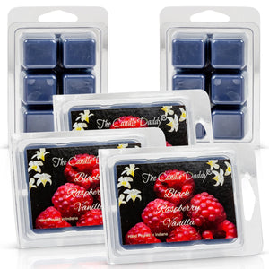 5 Pack - Black Raspberry Vanilla Scented Wax Melt - 2 Ounces x 5 Packs = 10 Ounces - The Candle Daddy