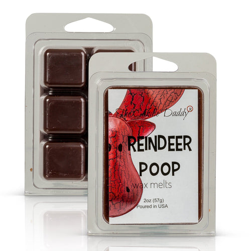 Reindeer Poop - Funny Christmas Coffee Scented - 1 Pack - 2 Ounces - 6 Cubes - Blowout