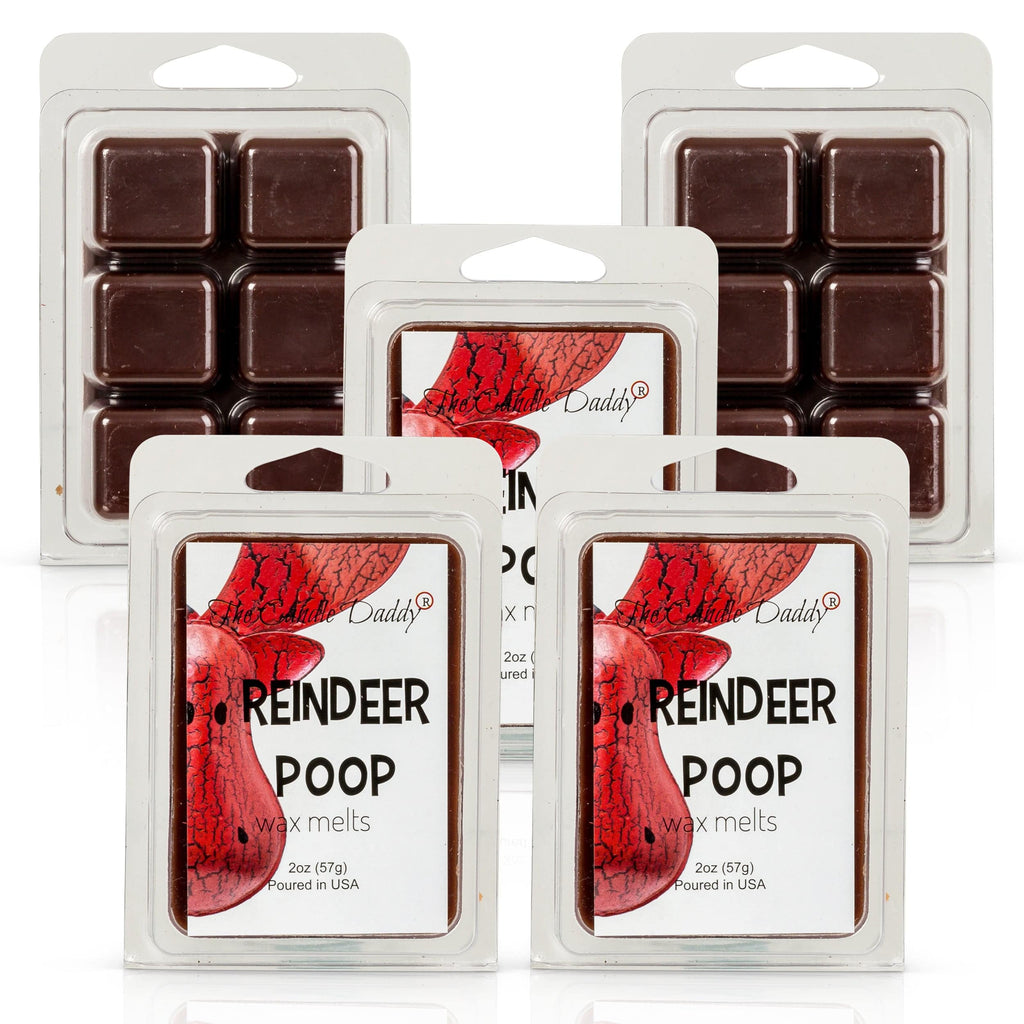5 Pack - Reindeer Poop - Funny Christmas Coffee Scented - 2 Ounces x 5 Packs = 10 Ounces - The Candle Daddy
