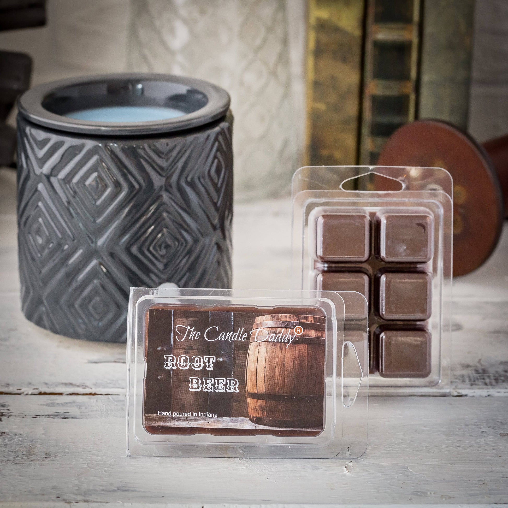 5 Pack - Root Beer Scented Wax Melt Cubes - 2 Oz x 5 Packs = 10 Ounces - The Candle Daddy