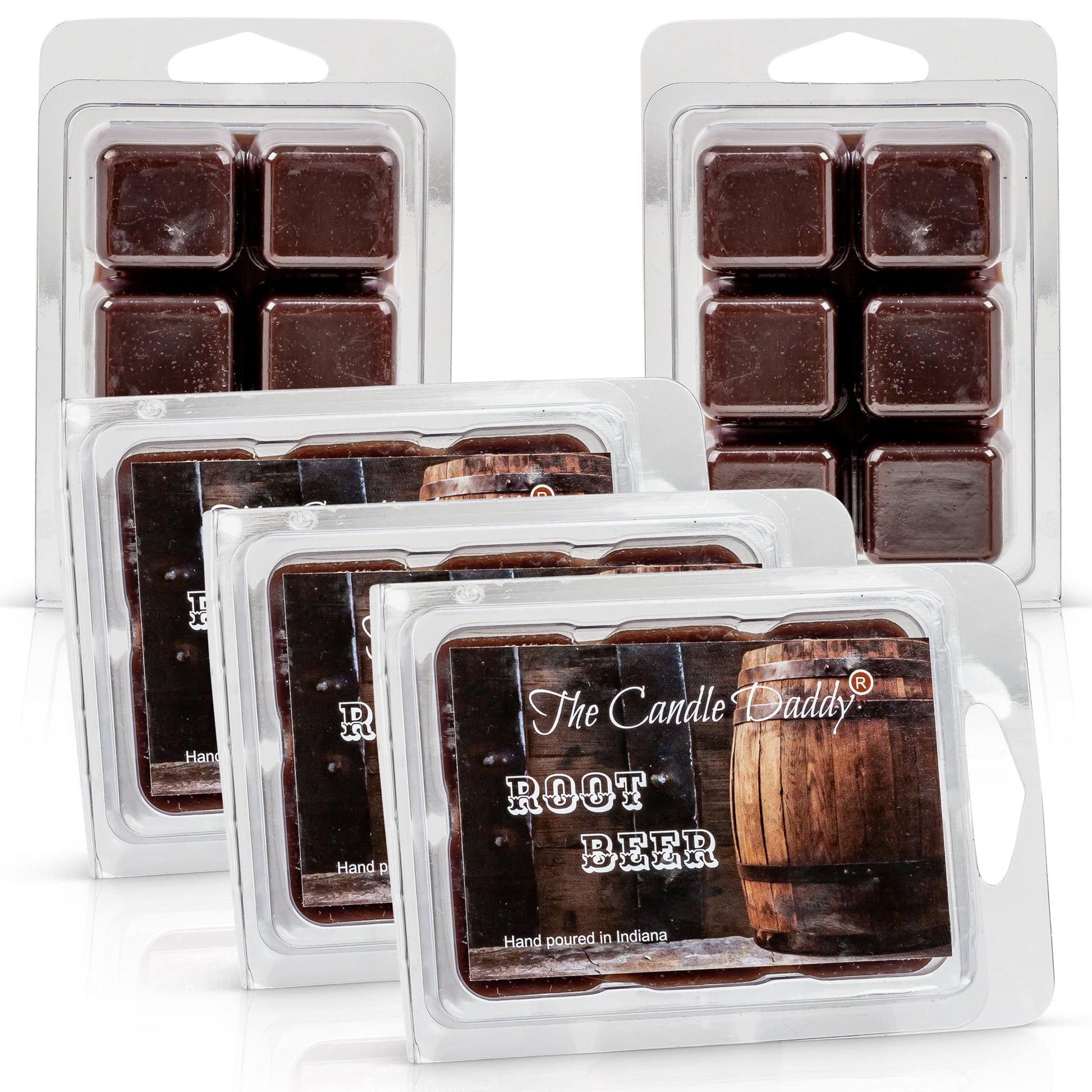 Root Beer Scented Wax Melt - 1 Pack - 2 Ounces - 6 Cubes - The Candle Daddy