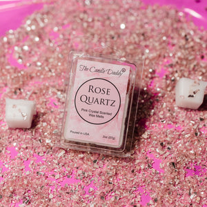 5 Pack - Rose Quartz - Pink Crystal Scented Wax Melt - 2 Ounces x 5 Packs = 10 Ounces - The Candle Daddy