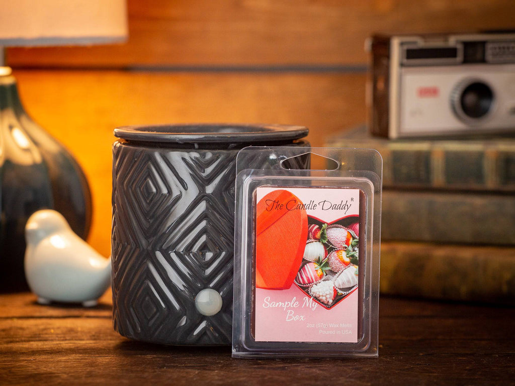 Sample My Box -Valentine's Day Edition - Funny Chocolate Fudge Scented Wax Melt Cubes - 2 Ounces - The Candle Daddy