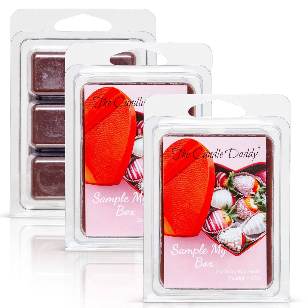 Sample My Box -Valentine's Day Edition - Funny Chocolate Fudge Scented Wax Melt Cubes - 2 Ounces - The Candle Daddy