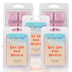 Pack - Sex On The Beach - Summer Lovin' Scented Wax Melt - 2 Ounces x 5 Packs = 10 Ounces - The Candle Daddy