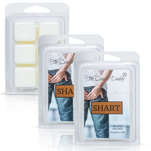 Shart - Terrible Near Shit Scented Melt- Maximum Scent Wax Cubes/Melts- 1 Pack -2 Ounces- 6 Cubes - The Candle Daddy
