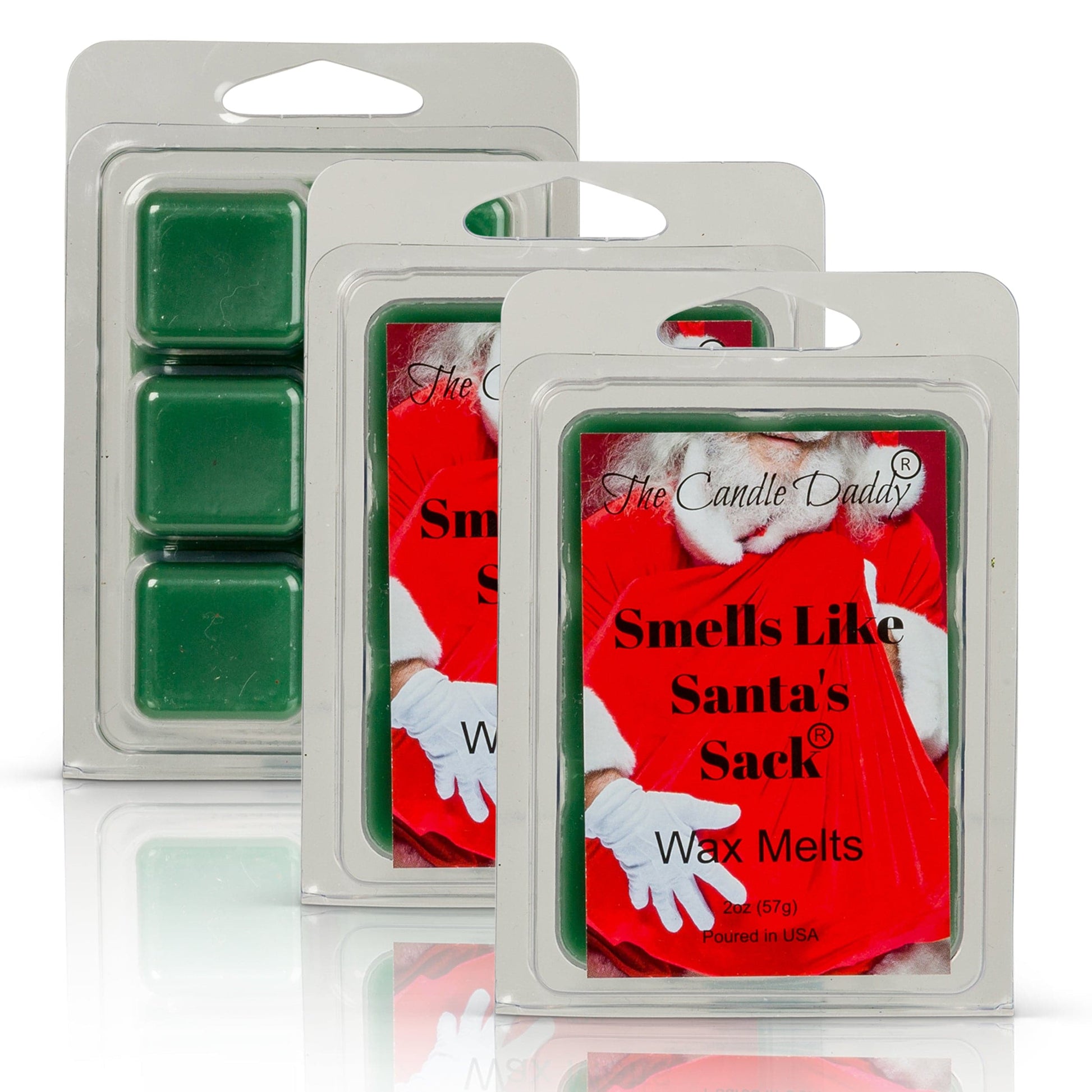 Smells Like Santa's Sack - Christmas Brown Sugar Fig Scented Wax Melt - 1 Pack - 2 Ounces - 6 Cubes - The Candle Daddy