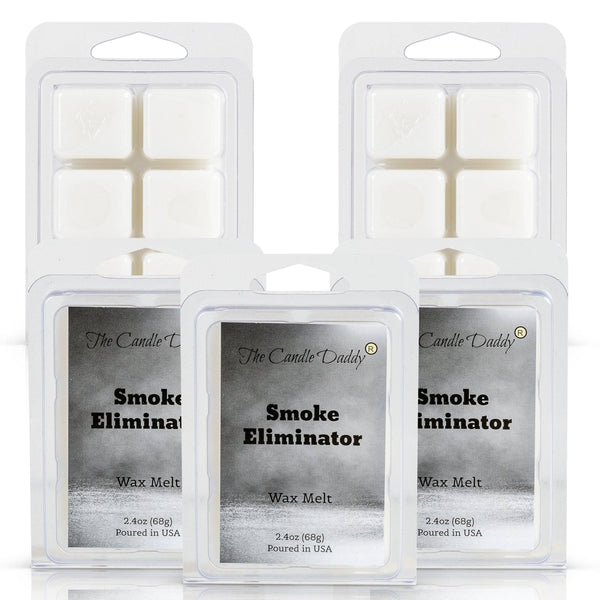 5 Pack - Smoke Eliminator Scented Wax Melt Cubes - 2 Oz x 5 Packs = 10 Ounces - The Candle Daddy