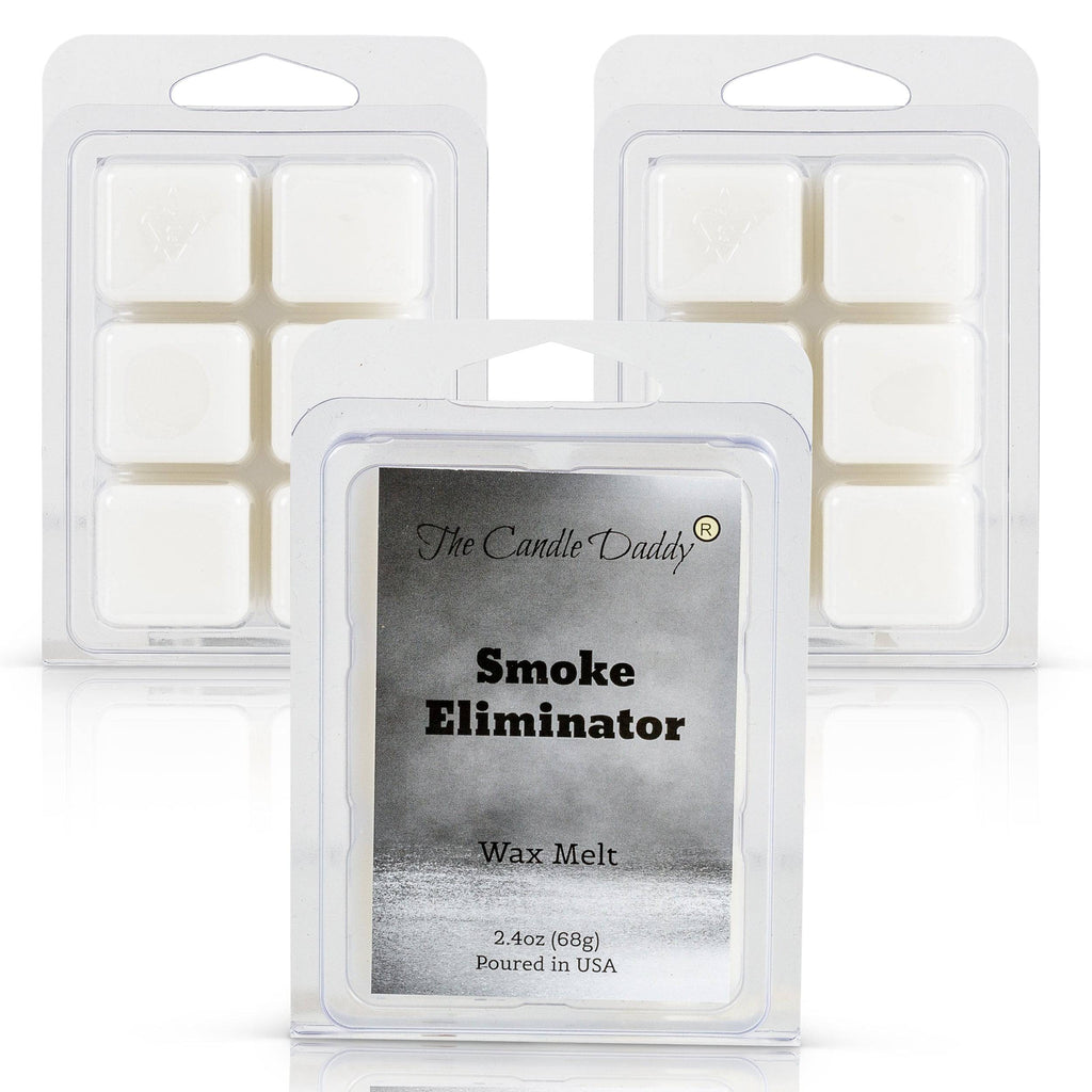 Smoke Eliminator - Enzyme-Infused Smoke Odor Eliminating Wax Melt - 1 Pack - 2 Ounces - 6 Cubes - The Candle Daddy