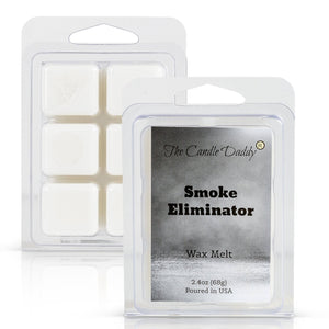 Smoke Eliminator - Enzyme-Infused Smoke Odor Eliminating Wax Melt - 1 Pack - 2 Ounces - 6 Cubes - The Candle Daddy