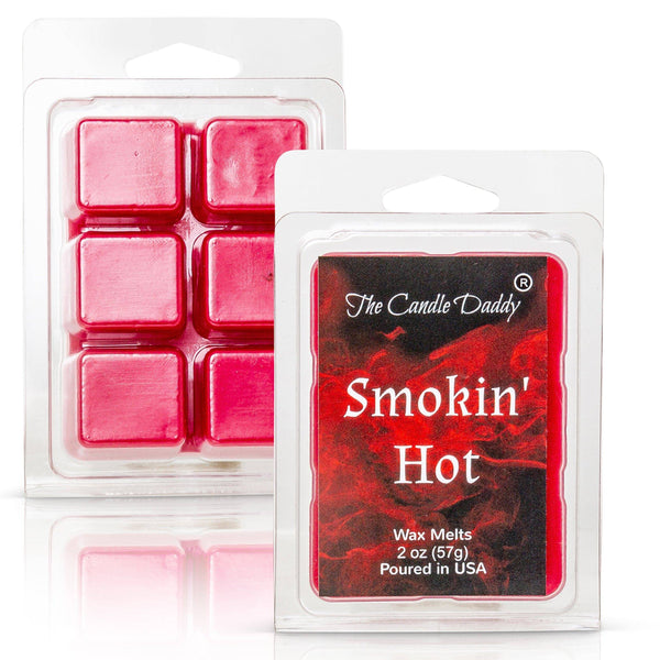Smokin' Hot - Sexy Cinnamon Scented Melt- Maximum Scent Wax Cubes/Melts- 1 Pack -2 Ounces- 6 Cubes - The Candle Daddy