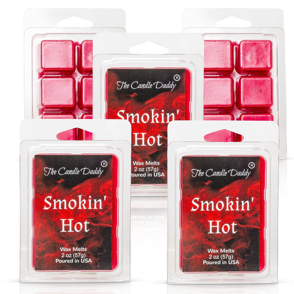 FREE SHIPPING - Smokin' Hot - Sexy Cinnamon Scented Melt- Maximum Scent Wax Cubes/Melts- 1 Pack -2 Ounces- 6 Cubes
