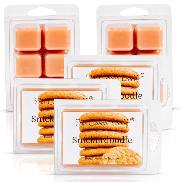 5 Pack - Snickerdoodle Scented Wax Melt Cubes - 2 Oz x 5 Packs = 10 Ounces - The Candle Daddy