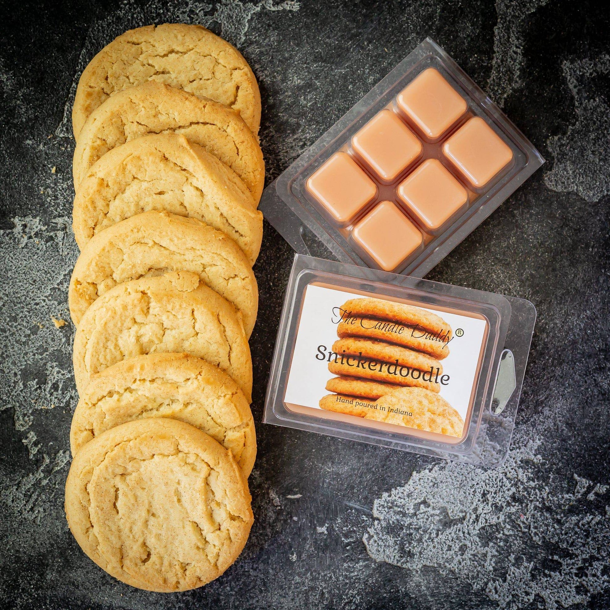 5 Pack - Snickerdoodle Scented Wax Melt Cubes - 2 Oz x 5 Packs = 10 Ounces - The Candle Daddy