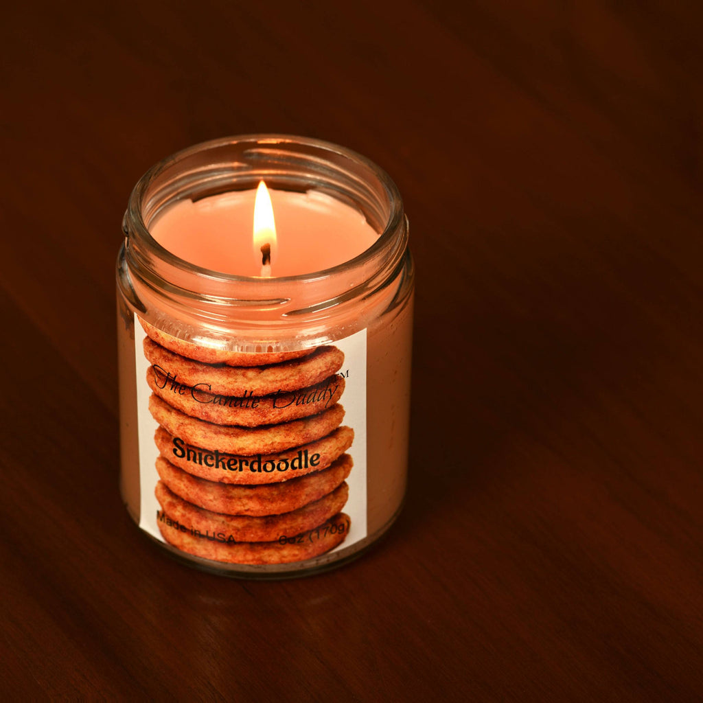 Snickerdoodle - Cookie Scented 6oz Candle - The Candle Daddy - Poured in USA - The Candle Daddy