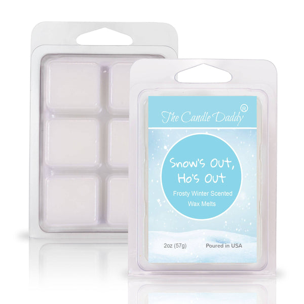 5 Pack - Snow's Out, Ho's Out - Frosty Winter Scented Wax Melt - 2 Ounces x 5 Packs = 10 Ounces - The Candle Daddy