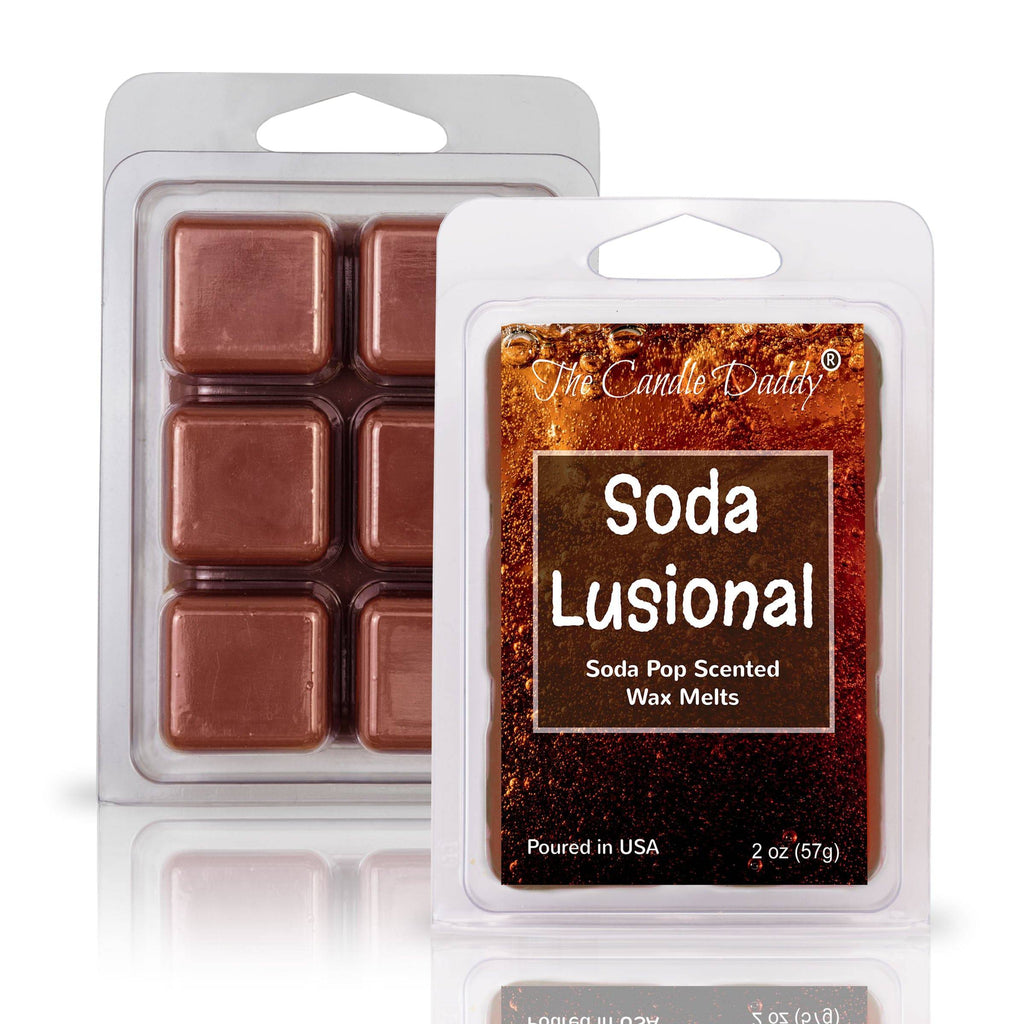 Soda Lusional - Soda Pop Cola Scented Wax Melt - 1 Pack - 2 Ounces - 6 Cubes - The Candle Daddy