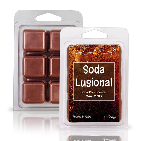 FREE SHIPPING - Soda Lusional - Soda Pop Cola Scented Wax Melt - 1 Pack - 2 Ounces - 6 Cubes