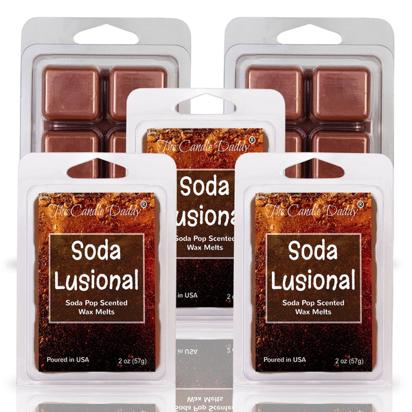 FREE SHIPPING - Soda Lusional - Soda Pop Cola Scented Wax Melt - 1 Pack - 2 Ounces - 6 Cubes