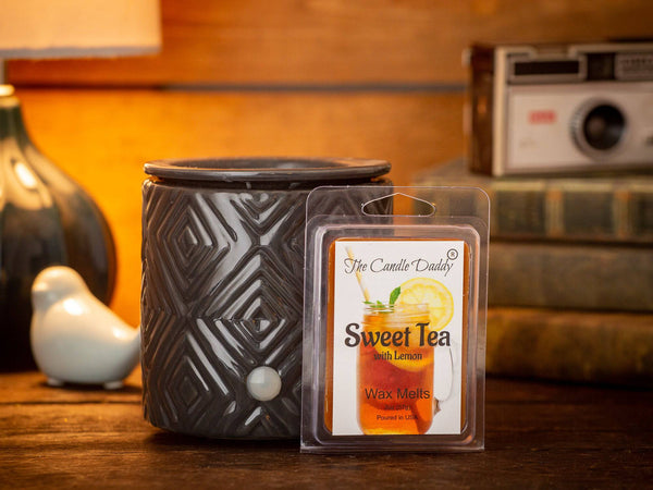Sweet Tea - Fresh Brewed Southern Sweet Tea Scented Melt- Maximum Scent Wax Cubes/Melts- 1 Pack -2 Ounces- 6 Cubes - The Candle Daddy