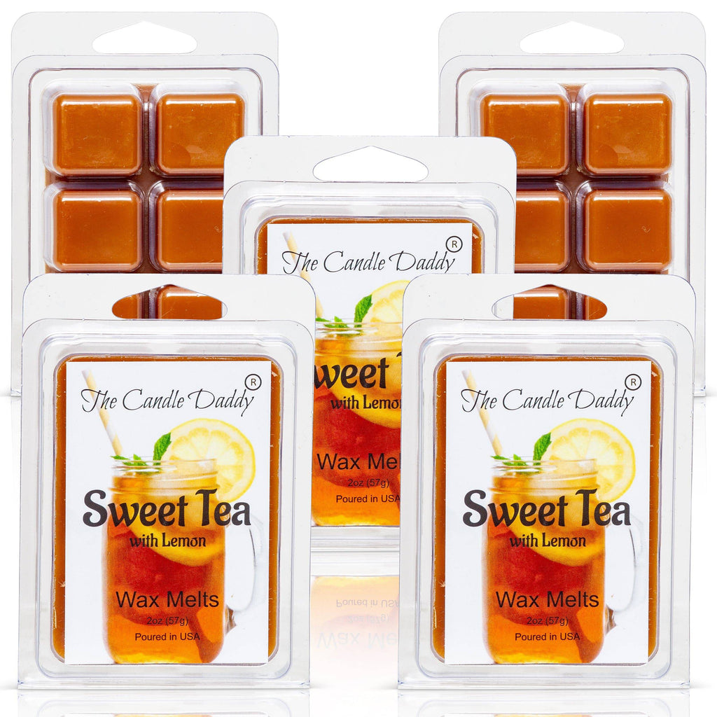 Sweet Tea - Fresh Brewed Southern Sweet Tea Scented Melt- Maximum Scent Wax Cubes/Melts- 1 Pack -2 Ounces- 6 Cubes - The Candle Daddy