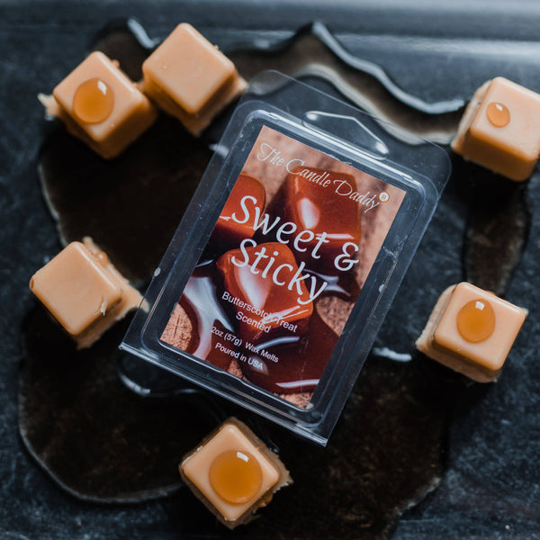 5 Pack - Sweet & Sticky - Butterscotch Treat Scented Wax Melt - 2 Ounces x 5 Packs = 10 Ounces - The Candle Daddy
