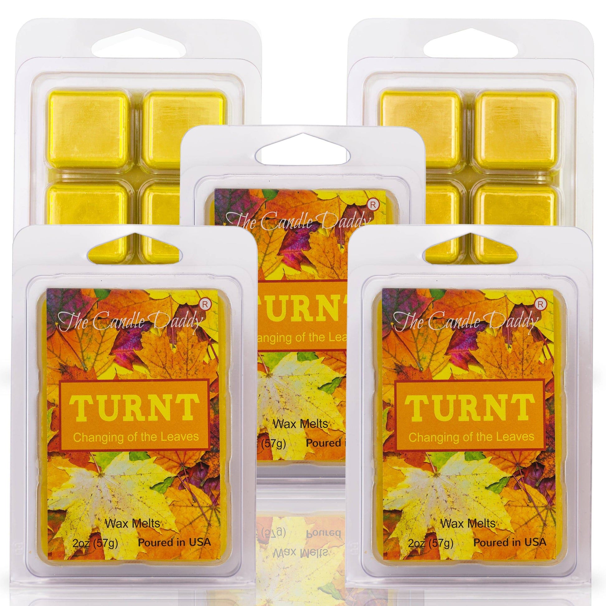 Turnt - Autumn Changing of the Leaves Scented Wax Melt - 1 Pack - 2 Ounces - 6 Cubes - The Candle Daddy