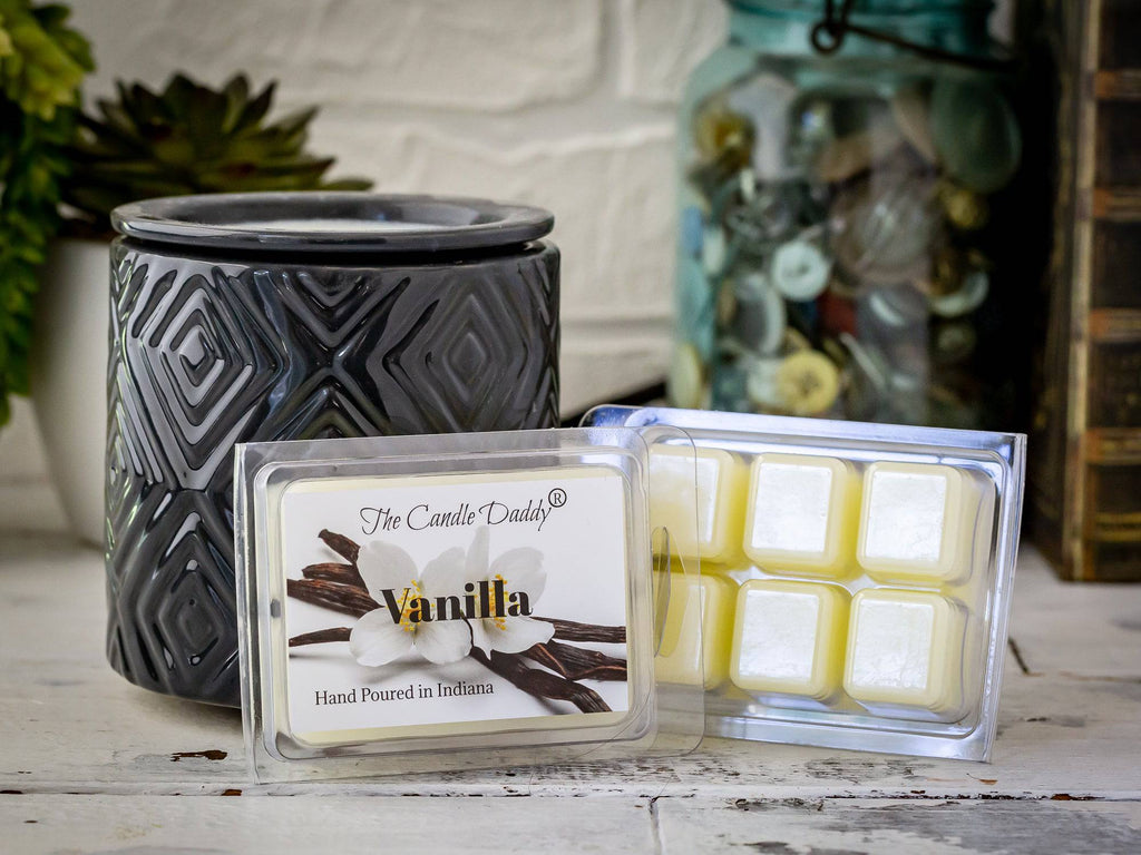 5 Pack - Vanilla Scented Wax Melt Cubes - 2 Oz x 5 Packs = 10 Ounces - The Candle Daddy