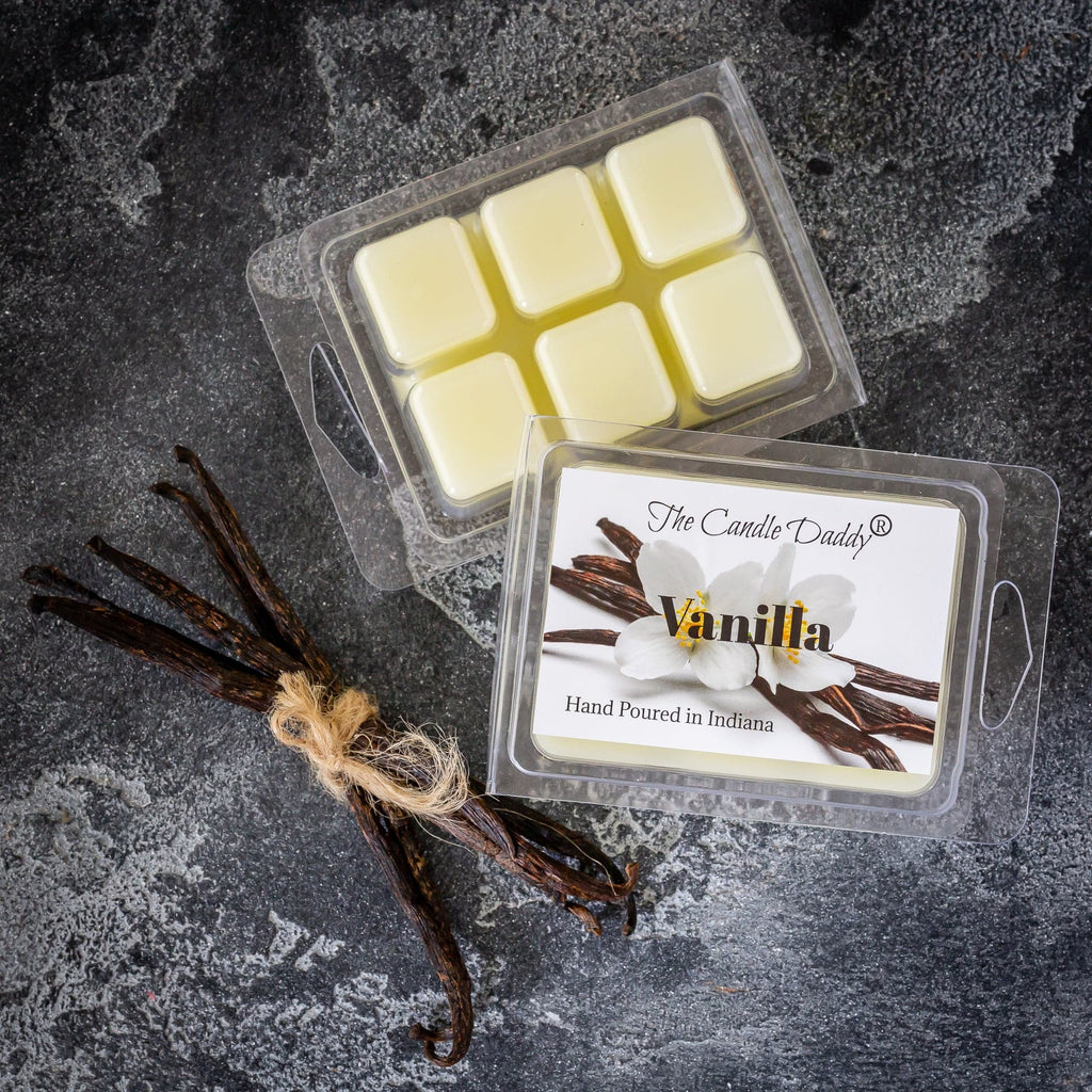 5 Pack - Vanilla Scented Wax Melt Cubes - 2 Oz x 5 Packs = 10 Ounces - The Candle Daddy