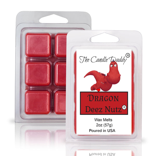 Dragon Deez Nutz - Banana Nut Bread Scented Wax Melt - 1 Pack - 2 Ounces - 6 Cubes - The Candle Daddy