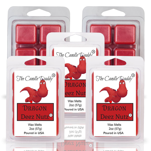 Dragon Deez Nutz - Banana Nut Bread Scented Wax Melt - 1 Pack - 2 Ounces - 6 Cubes - The Candle Daddy