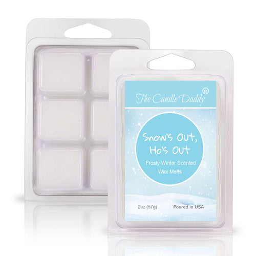Snow's Out, Ho's Out - Frosty Winter Scented Wax Melt - 1 Pack - 2 Ounces - 6 Cubes - Christmas - Blowout