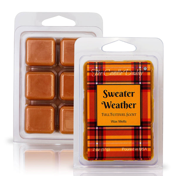 Sweater Weather - Fall Festival Scented Wax Melt - 1 Pack - 2 Ounces - 6 Cubes - The Candle Daddy